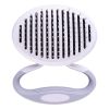 Pet Life 'Gyrater' Travel Self-Cleaning Swivel Grooming Pet Pin Brush