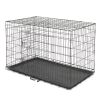 48" Pet Kennel Cat Dog Folding Steel Crate Animal Playpen Wire Metal